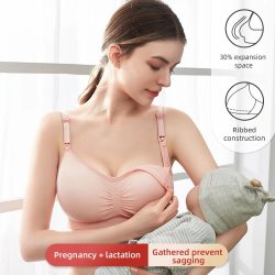 Hohe Qualität Plus Größe Still-Bh Atmungsaktive Frauen Stillen Unterwäsche Nahtlose Mutterschaft Bh Push-Up