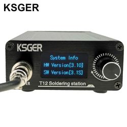 KSGER STM32 V3.1S T12 Lötstation OLED DIY Aluminiumlegierung FX9501 Griff Elektrowerkzeuge Halter Auto-Sleep T12 Eisenspitzen