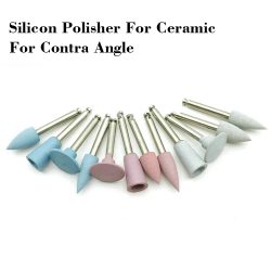 Verbund Dental Silikon Polierer Keramik Porzellan Zähne Polieren Werkzeug Für Low-Speed-Handstück Contra Winkel/Rechts Winkel