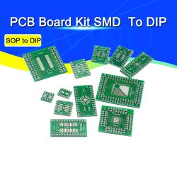 10 stücke PCB Board Kit SMD Drehen Zu DIP Adapter Konverter Platte SOP MSOP SSOP TSSOP SOT23 8 10 14 16 20 28 SMT Zu DIP