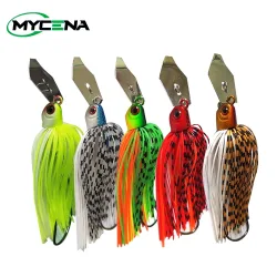 Mycena 9G/13G/16G/19G Chatter Köder Spinner Köder Unkraut Angelköder Buzzbait Wobbler Chatterbait für Bass Hecht Walleye Fisch