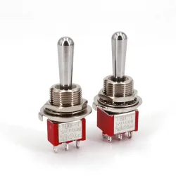 SH T80-T Z1-Serie, großer langer Griff, 12 mm, Schalttafelmontage, Mini-Kippschalter, 5 A, 125 VAC