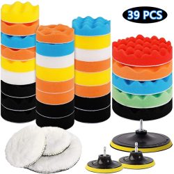 Auto Polieren Schwamm Pads Kit Schaum Pad Puffer Kit Polieren Maschine Wachs Pads für Auto Motorrad motor fahrzeug Entfernt Kratzer