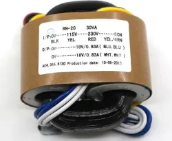 30W 30VA Primäreingang 0-115-230V-SCN Sekundärer Ausgang 9V 12V 15V 18V 24V R-Kerntransformator Audiophile