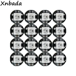 10-1000PCS WS2812B WS2812 4Pin RGB Led Chip 5050SMD WS2811 IC Schwarz/Weiß PCB Mit Kühlkörper DC5V