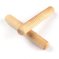 50 Stück/Packung Runde Holzdübel 6*40mm 8*40mm für Schrankbau DIY Holzbearbeitung Dübel-Vorrichtungsset - Selbstzentrierende Bohrführung