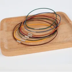 5 Stück/Packung Reisetagebuch Innenseiten-Bindeseil Elastisches Seil Gummiband Tagebuch-Bindungsriemen in Verschiedenen Farben 1,5mm