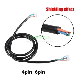 1 Meter/2 Meter NEMA 17 Schrittmotor-Kabelleitung 4-6Pin XH2.54 DuPont-Kopf umfangreicher Drahtmotor mit Abschirmung