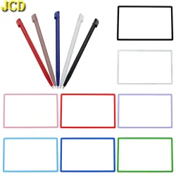 JCD Obere Obere LCD Bildschirm Objektiv Kunststoff Abdeckung & Touch Stylus Stift Für Nintend 2DS Reparatur Teil