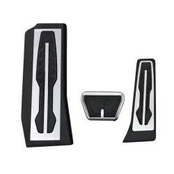 3 stücke Auto styling Edelstahl Kraftstoff Gas Brems Fuß Pedal Accelerator Abdeckung Kit Für BMW 5-Serie G30 g31 2017