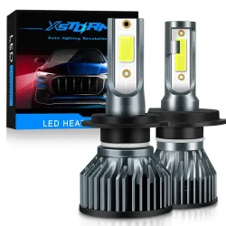 XSTORM Mini Auto Scheinwerfer H1 H4 H7 Led-lampe H8 H11 9005 HB3 9006 HB4 9004 HB1 9007 HB5 H13 Led-leuchten 15000LM Turbo lampada 12V