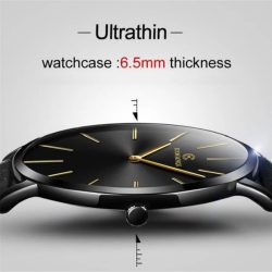 2025 Luxus Business Männer Uhren Männer Gold Uhr Ultra Dünne Herren Uhren Leder Quarzuhr Mann Armbanduhr horloge mannen