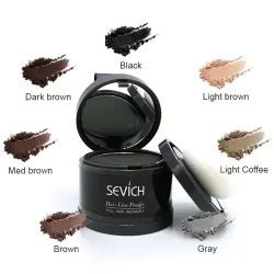 Sevich Haaransatz Pulver 4g Haaransatz Schatten Puder Frauen Männer Make-up Haar Concealer natürliche Abdeckung Unisex Haar glätter Pinsel