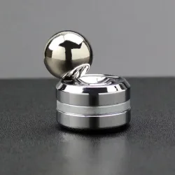 Erwachsene Desktop Stress Relief Metall Zappeln Spielzeug Dekompression Hypnose Rotary Gyro Fingertip Spielzeug Kinetische Runde Spinner Kinder Geschenk