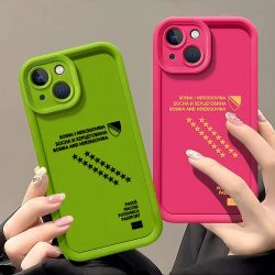Bosnien und Herzegowina Reisepass-Handyhülle für iPhone 17 16e 16 15 14 13 12 11 Air Pro Max Mini XR XS X 7 8 Plus Weiche TPU-Abdeckung