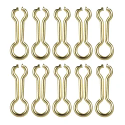 200PCS Messing Sinker Draht Auge für DO-IT Formen 15/17,5/2,5 cm Angeln Mithelfer Outdoor Angelgerät Werkzeuge Angeln