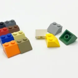 20 Stück 3039 Dach 2x2 Fliesenbaustein Hang 45 °   Dicke Figur, pädagogisch, kreativ, baut Partikel, Spielzeug, Kinder, DIY-Geschenk zusammen