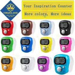 5/3/1PCS Mini Elektronische Finger Zähler Hand Tally Clicker Zähler Ring Digitale Zähler Stricken Reihe zähler Hub Contador