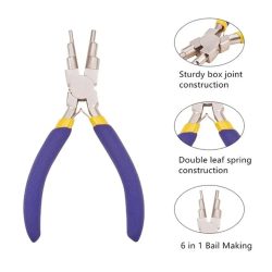 DIY Schmuck Zange Pinzette Nadel Löffel Werkzeug 1pc 6-in-1 Herstellung Zange Silikon harz Form Schmuck herstellung Werkzeug