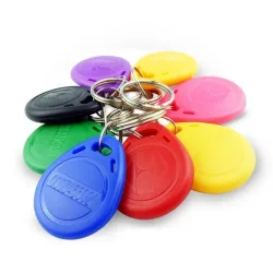 10-20 stücke EM4100 125 KHz Nur-Lese-RFID ID Keyfob RFID Tag Tags Mit Schlüssel Ring Karte Aufkleber keyfob Token Ring Proximity Chip TK4100