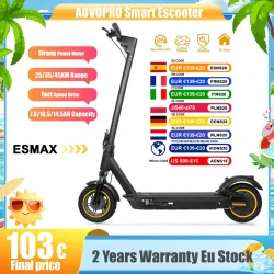 2026 Upgrade AOVOPRO TX01 Smart APP Elektroroller 350 W/500 W Leistungsstarker Motor 36V25-45KM Reichweite Erwachsene EScooter mit Doppelbremse