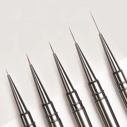 Nägel Kunst Liner Pinsel Striping Zeichnung Längliche Linien Malerei 6/9/12/15/18mm Nagel Professionelle Maniküre Werkzeug ZJS02