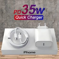 PD 35W Schnellladegerät für iPhone 11 12 13 14 15 Pro Max Schnellladekabel für iPhone 15 Plus USB Typ C Datenleitung Telefonladegerät