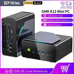 GMKtec K12 Mini-PC AMD Ryzen 7 H 255 (verbesserte 8745HS) Oculink-Unterstützung DDR5 NO RAM NO ROM NO OS Desktop-Computer Gaming-PC WIFI6E