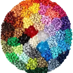 1000 teile/los Fliesen 1x1 Runde 98138 Spezielle Ziegel MOC Baustein Kleine Partikel Ziegel Teile Kompatibel mit 98138 LOGO Spielzeug
