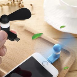 Kreative Mini Tragbare Micro USB Fan 5v 1w Handy USB Gadget Fans Tester Für Typ C Kühlung hand Fan Handy Kühler