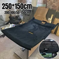 Max 250x150cm Wildleder-Dachhimmelstoff Schaumstoffmaterial für Autoinnenraum-Polsterung Reparatur Deckenstoffe DIY