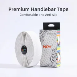 NPY Rennrad-Lenkerband PU Stoßdämpfendes Fahrrad-Lenkerband Anti-Vibrations-Umwicklung Radfahrband