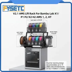 FYSETC V2.1 AMS Lift Rack für Bambu Lab X1/P1 P2/X2 H2D/H2S/H2C AMS/AMS Pro/AMS HT 3D-Drucker ? Verbesserte Teile für Bambu