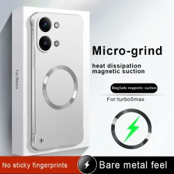 Für POCO X8 pro/X8 pro Max Hülle Luxus Rahmenlose Metall-Magnet-PC-Abdeckung für POCO X8 PRO MAX Stoßfester Bumper Funda