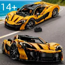 3893-teiliger Technischer Baukasten 42172 P1 Super Rennwagen 1:8 Sportwagen Bausteine Spielzeug-Set Modell Ornament Geschenke für Jungen