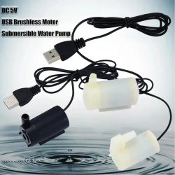 Super leise DC 5 V USB bürstenlose Motorpumpe, tragbare Tauchwasserpumpe, Hydrokultur-Aquarium, zirkulierendes Wasser, Bastelbrunnen