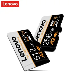 Lenovo SD-Karte Klasse 10 Hochgeschwindigkeits-Speicherkarte 128 GB 256 GB 512 GB Micro-SD-Karte U3 A2 Flash-Karte für Fahrtenschreiber/Kamera/Drohne