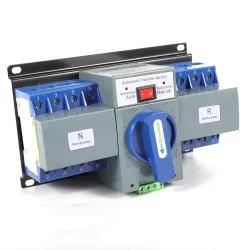 Dual Power Automatische Transfer Schalter 4P 63A AC 220V Notstrom Schalter Last Schalter Doppel Transfer Schalter Leistungsschalter