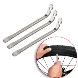 3PCS Fahrrad Reifen Hebel Rohr Reparatur Service Carbon Stahl Wärme Behandlung Radfahren Werkzeug Fahrrad Reifen Opener Crow Bar Remover werkzeug