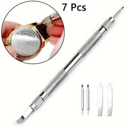 7 stücke Uhr Werkzeug Frühling Kiefer Nadel Bar Pose Gefeilt Pin Haarspange Reparatur Armband Frühling Installation Set Uhr Strap Entfernung