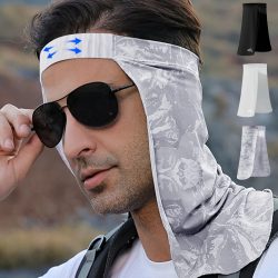 Sommer-Sonnenschutzhut für Outdoor-Angeln, Radfahren, atmungsaktiv, UV-Sonnenschutz, hochelastischer Nackenschutz, Herren-Kopfbedeckung