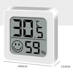 Mini LCD Digital Thermometer Hygrometer Innenraum Temperatur Luftfeuchtigkeit Meter Sensor Gauge Wetterstation