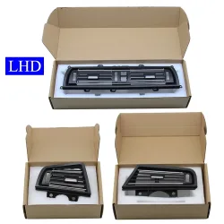 LHD Vorne Mitte Links Rechts Hinten AC Klimaanlage Verchromt Air Vent Grille Outlet Panel Für BMW 5er F10 F11 2010-2017