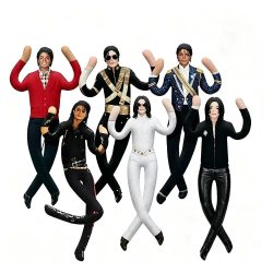 Neuer Stil Michael Jackson Cosplay Requisiten-Puppe Plüsch-Stoffpuppe Raumdekoration Abstrakte Gelenkbewegliche Requisiten Geschenk