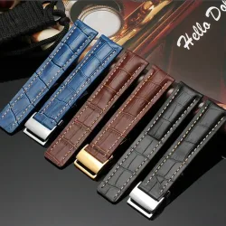 20mm 22mm 24mm Kalbsleder Leder Uhren armbänder für Breit ling Uhren armband Leder armband schwarz braun blau Gürtel Armband Masculino