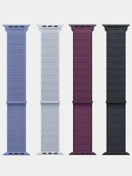 Nylon-Schlaufenarmband für Apple Watch-Armbänder 46 mm 44 mm 45 mm 40 mm 41 mm 42 mm Armband iWatch Serie 11 10 9 SE 8 7 6 5 4 Ultra 3 2 49 mm