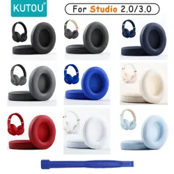 KUTOU Ohrpolster Für Beats Studio 3 3,0 Ohrpolster Studio 3 Kopfhörer Ersatz Pads Studio 2 Ohr Kissen Ohrpolster Headset Schaum Pad