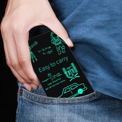 6,5-Zoll-Vollbild-LCD-Schreibtablett, tragbarer digitaler Notizblock, leichtes Taschendesign, ideal zum kreativen Skizzieren und Zeichnen