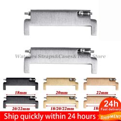 Uhrenarmband-Metalladapter 18mm auf 20/22mm, 20mm auf 18/20/22mm, 22mm auf 18mm & 22mm Schnellverschluss-Steckverbinder Uhrenzubehör