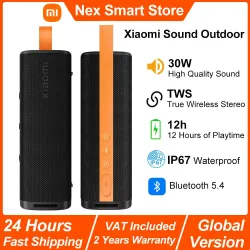 Xiaomi, Neuer Xiaomi Sound Outdoor, 30W Leichter Tragbarer Lautsprecher, TWS Stereo Combo, IP67 BT5.4 Kabelloser Lautsprecher, 12h Lange Akkulaufzeit